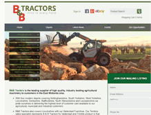 Tablet Screenshot of bandbtractors.com